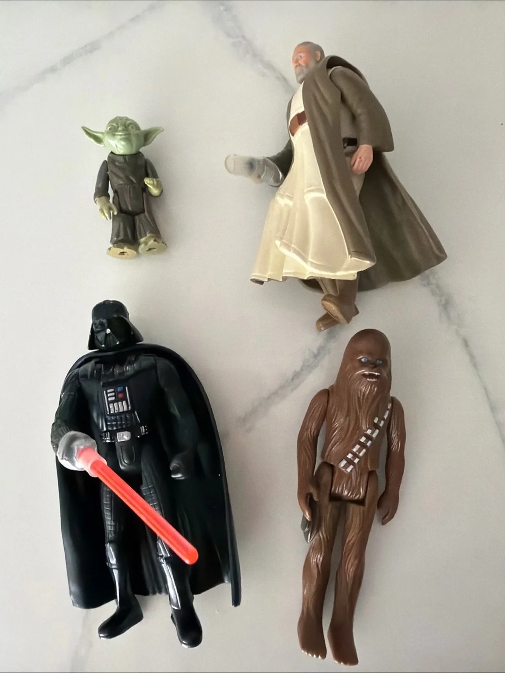 Star Wars Action Figures - Black, Brown, Green, Tan